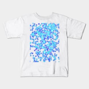 Blue glitter Kids T-Shirt